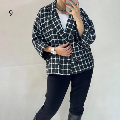 کت پشمی آستر دار زنانه 29102