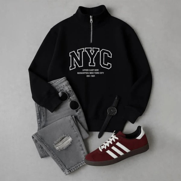 دورس نیم زیپ NYC زنانه 100478