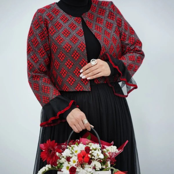ست کت دامن یلدایی زنانه 73572