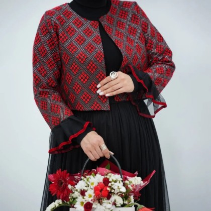 ست کت دامن یلدایی زنانه 73572
