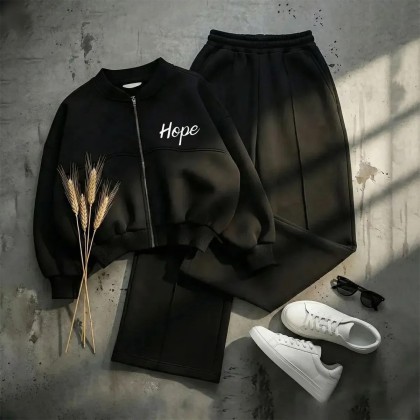 سویشرت و شلوار بگ hope زنانه 85999