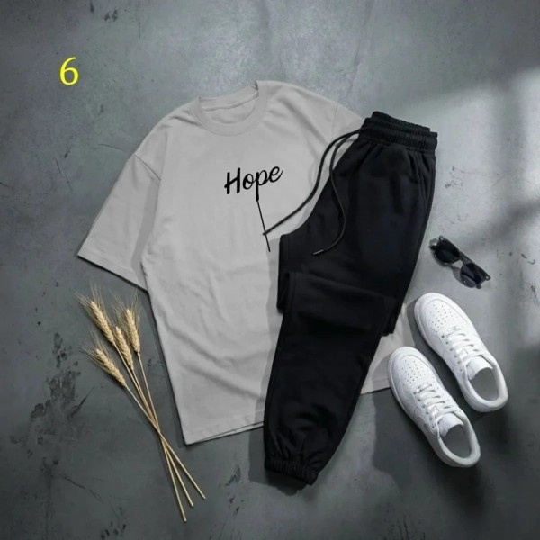 تیشرت باکسی و شلوار hope زنانه 51725