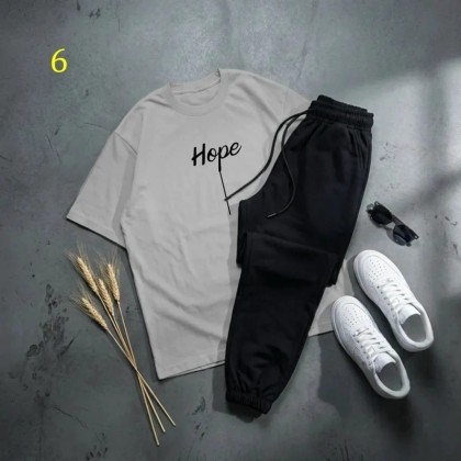 تیشرت باکسی و شلوار hope زنانه 51725