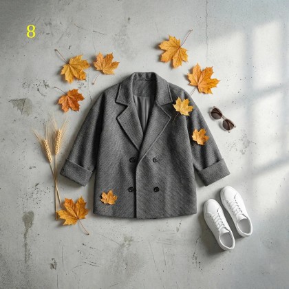 کت پشمی آستر دار زنانه 73105