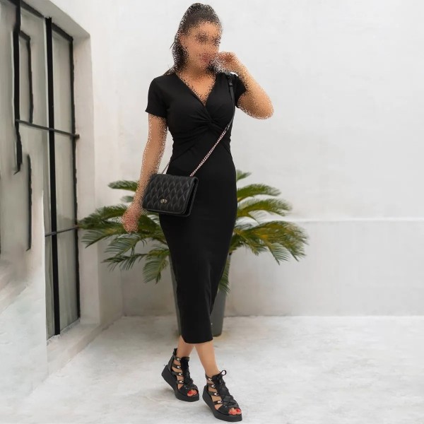 پیراهن بلند گره ای زنانه مدل الترا