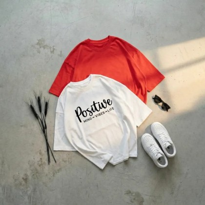 تیشرت باکسی positive زنانه 53896