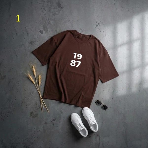 تیشرت باکسی 1987 زنانه 53896