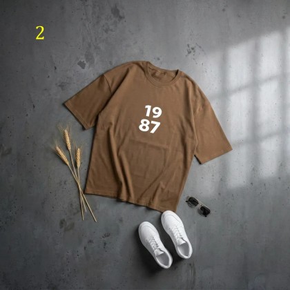 تیشرت باکسی 1987 زنانه 53896