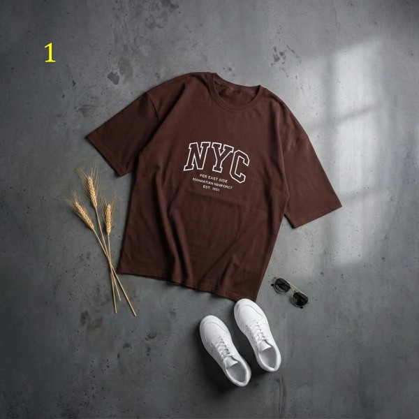 تیشرت باکسی NYC زنانه 61906