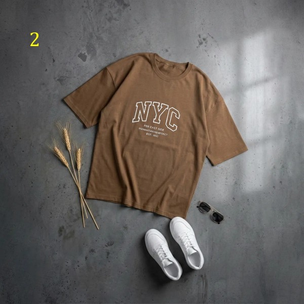 تیشرت باکسی NYC زنانه 61906