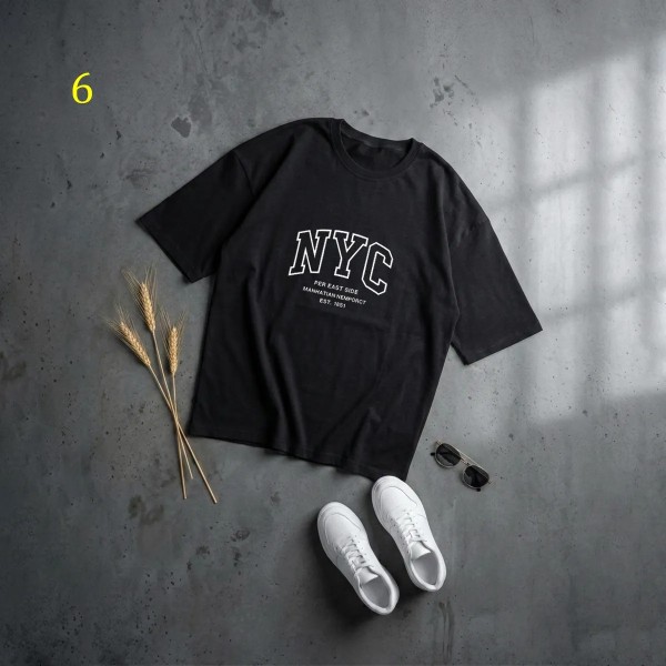 تیشرت باکسی NYC زنانه 61906