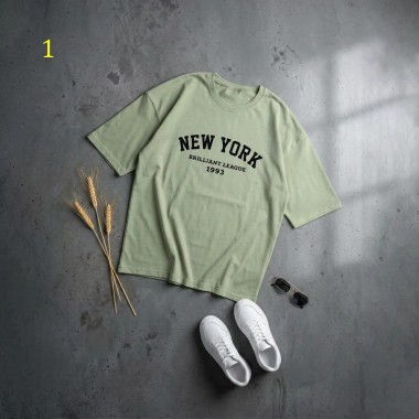 تیشرت باکسی New York زنانه 19808