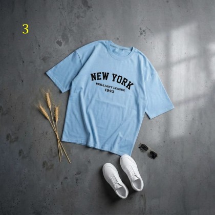 تیشرت باکسی New York زنانه 19808