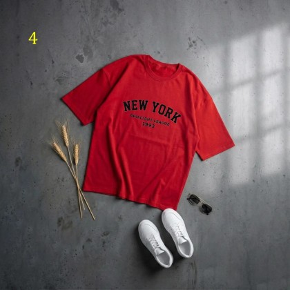 تیشرت باکسی New York زنانه 19808