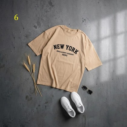 تیشرت باکسی New York زنانه 19808
