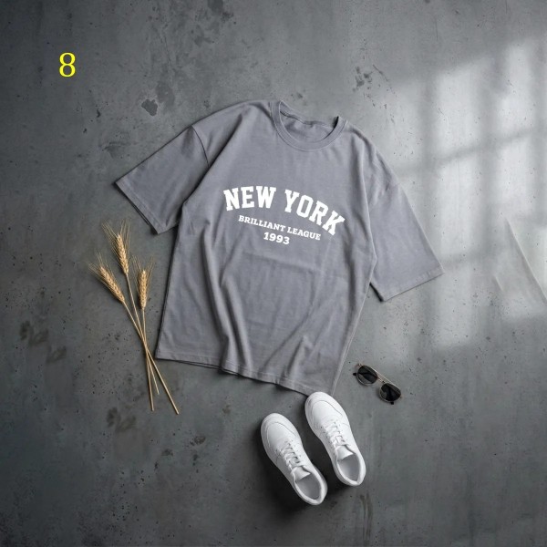تیشرت باکسی New York زنانه 19808