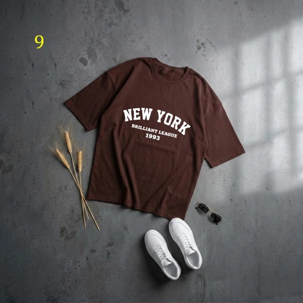 تیشرت باکسی New York زنانه 19808