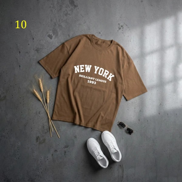 تیشرت باکسی New York زنانه 19808
