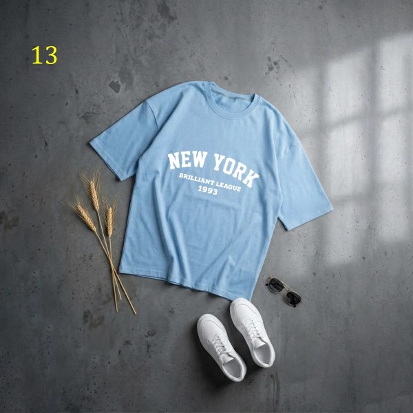 تیشرت باکسی New York زنانه 19808