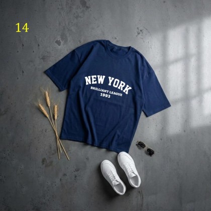 تیشرت باکسی New York زنانه 19808