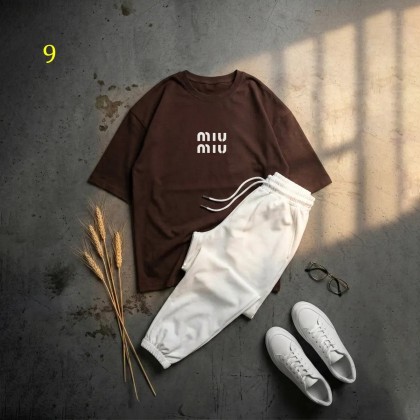 ست تیشرت miu miu و شلوار زنانه 71342