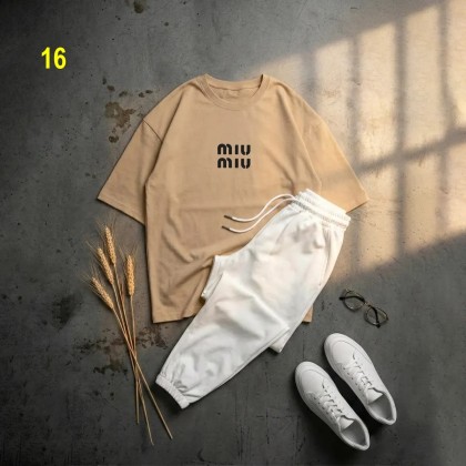 ست تیشرت miu miu و شلوار زنانه 71342