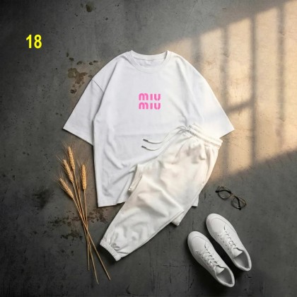 ست تیشرت miu miu و شلوار زنانه 71342
