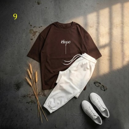 ست تیشرت  hope و شلوار زنانه 43612
