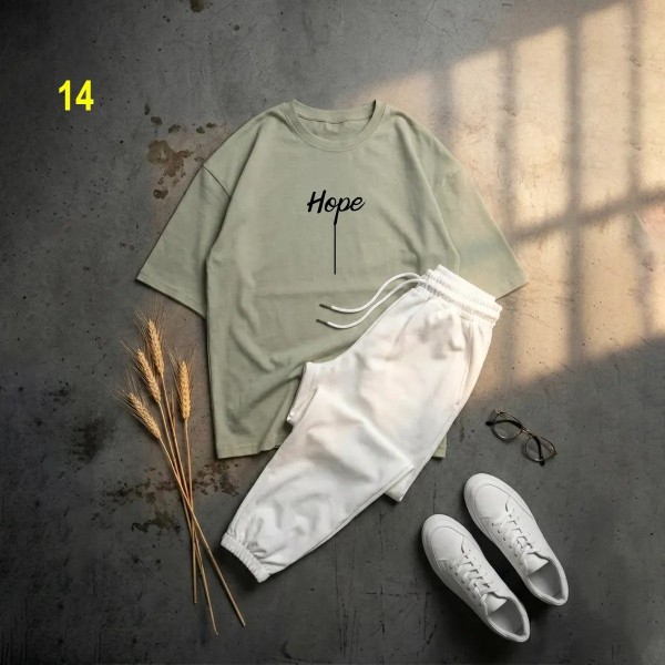 ست تیشرت  hope و شلوار زنانه 43612