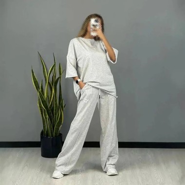 ست تیشرت و شلوار زنانه طرح دونایک مدل سوفیا 2