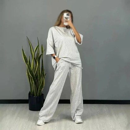 ست تیشرت و شلوار زنانه طرح دونایک مدل سوفیا