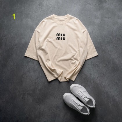 تیشرت باکسی miu miu زنانه 67415