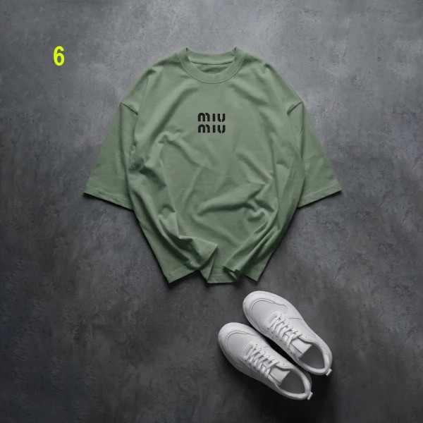 تیشرت باکسی miu miu زنانه 67415