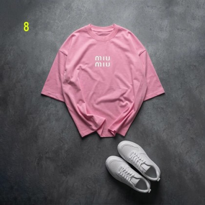 تیشرت باکسی miu miu زنانه 67415