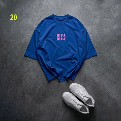 تیشرت باکسی miu miu زنانه 67415