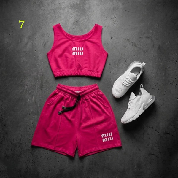 نیم تنه و شلوارک miu miu زنانه 93415