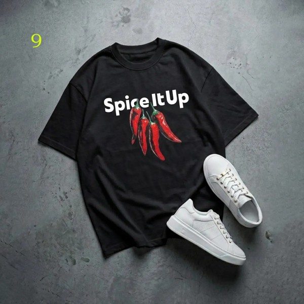 تیشرت باکسی طرح spice it up زنانه 39435