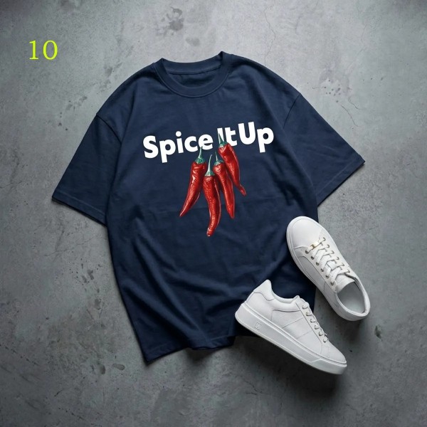 تیشرت باکسی طرح spice it up زنانه 39435