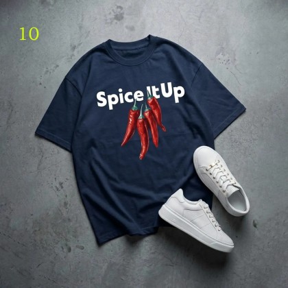 تیشرت باکسی طرح spice it up زنانه 39435