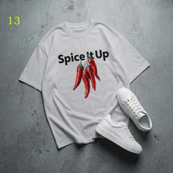 تیشرت باکسی طرح spice it up زنانه 39435