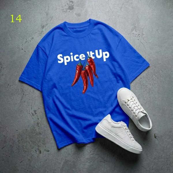 تیشرت باکسی طرح spice it up زنانه 39435