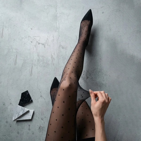 جوراب شلواری خالدار زنانه 80205