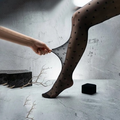 جوراب شلواری قلبی زنانه 80203