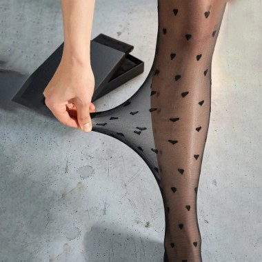 جوراب شلواری قلبی زنانه 80203 2