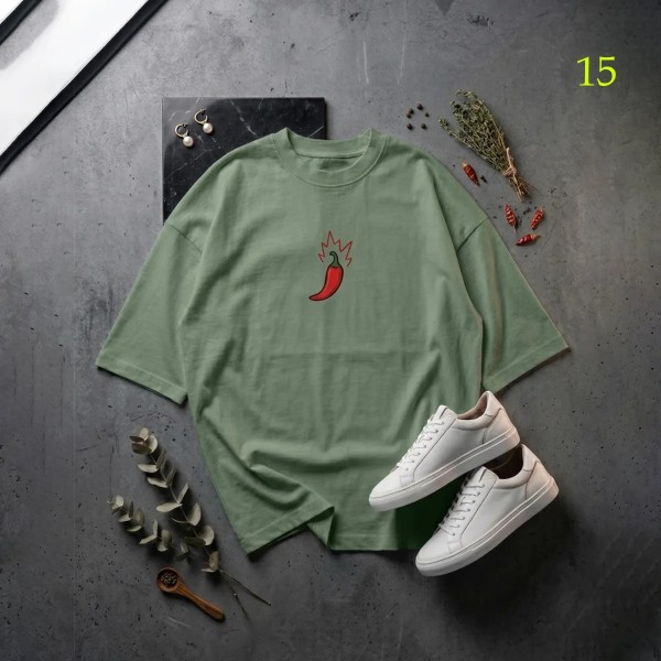 تیشرت باکسی فلفل زنانه 66678