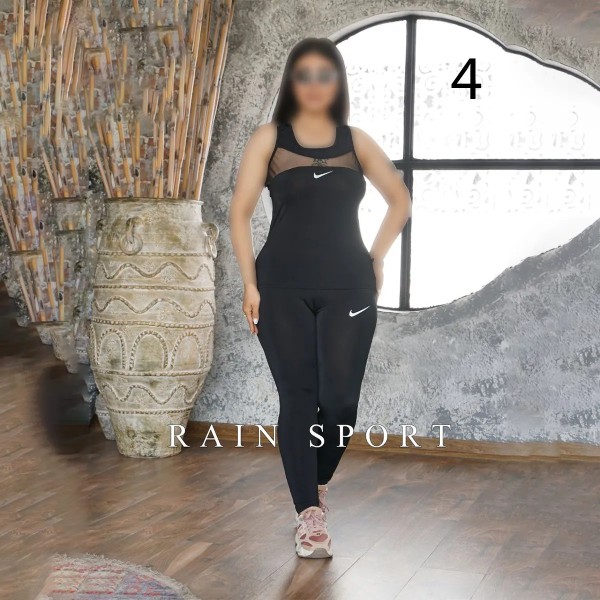 ست تاپ و شلوار ورزشی زنانه سایز بزرگ مدل یاشیل ( راین اسپرت )