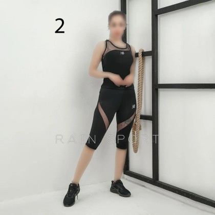 ست تاپ و شلوارک ورزشی زنانه مدل یاشیل ( راین اسپرت )