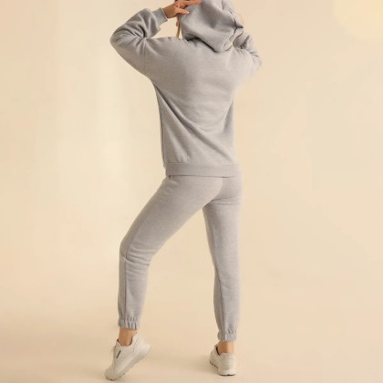ست هودی و شلوار زنانه اسلش کرکی مدل آنیسا