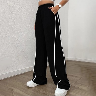 شلوار بگ نوار دوزی زنانه 9132