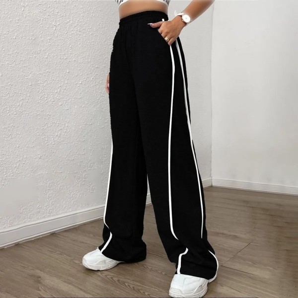 شلوار بگ نوار دوزی زنانه 9132